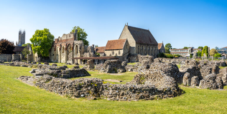 St. Augustine’s Abbey in Caterbury city, Kent